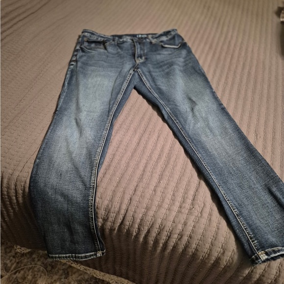 Izod Straight Fit Jeans - Dark Blue - Picture 1 of 3